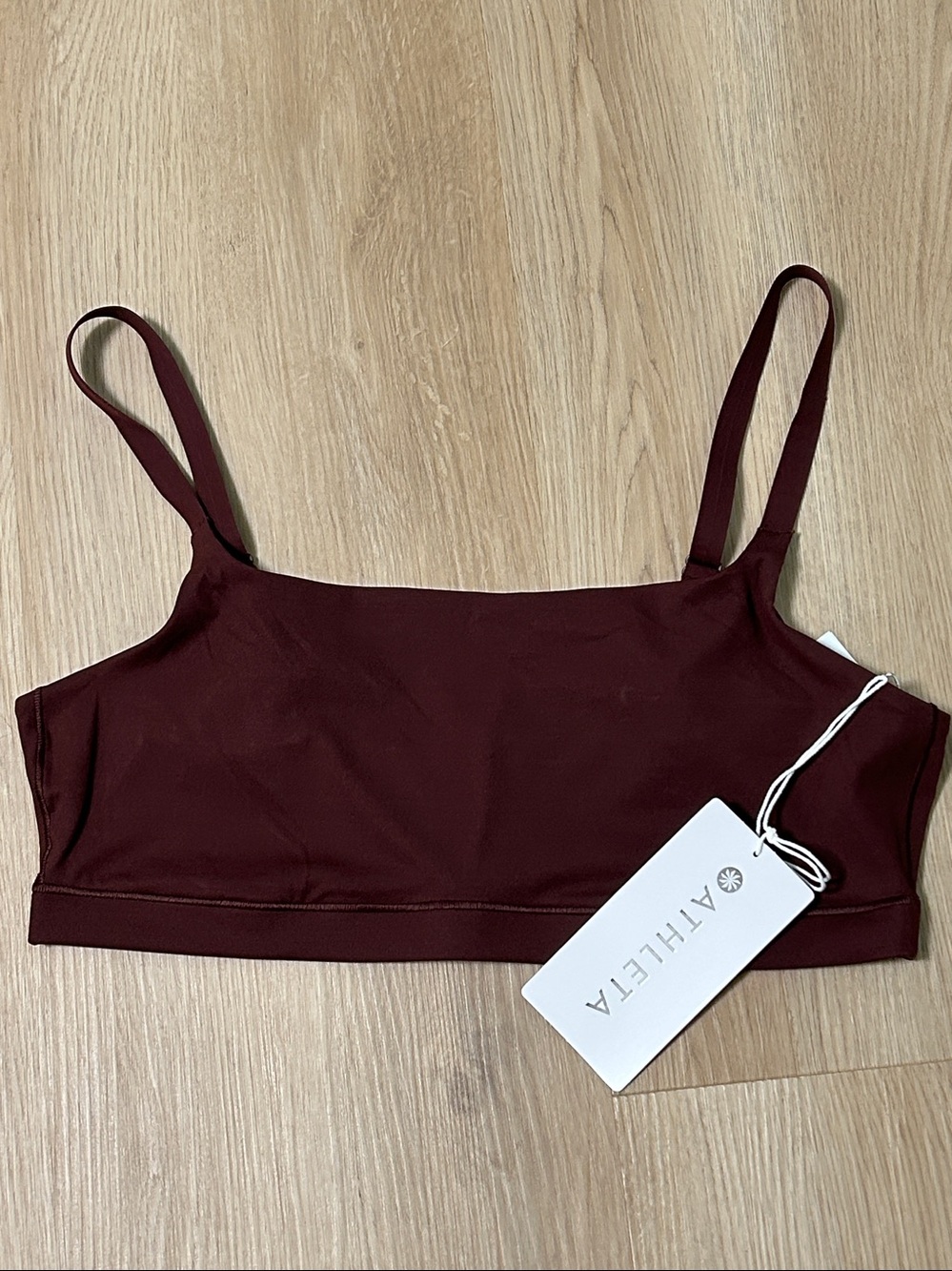Athleta Vitaform Bralette Double-lined coverage adjustable strap-Bra Size M- NEW